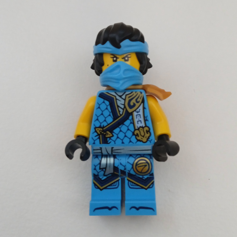 LEGO Nya, Dark Azure Robes, Shoulder Guard (fig-015159)