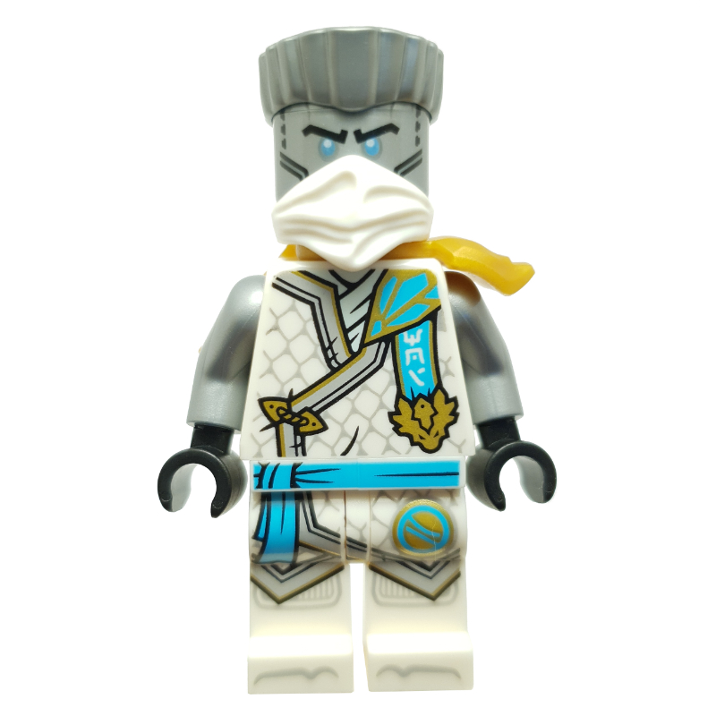 LEGO Zane, White Robes and Bandana, Shoulder Armor (fig-015173)