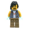 Vet, Sand Blue Jacket, Dark Tan Legs, Black Hair and Goatee