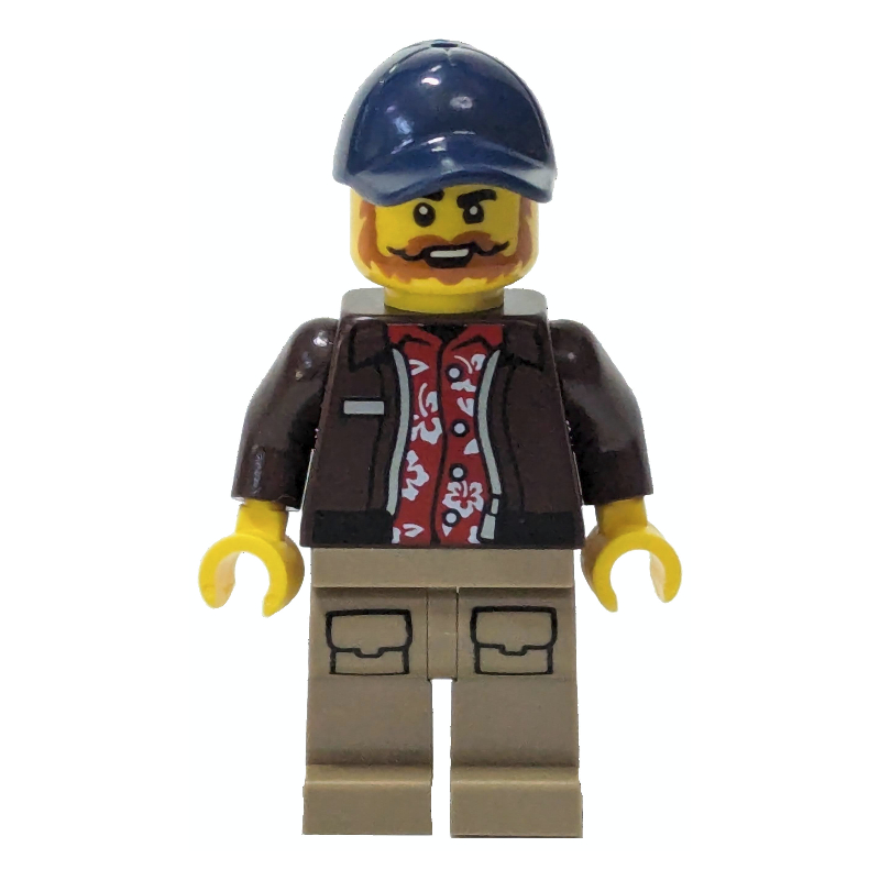 LEGO Captain Nautilus, Dark Brown Jacket, Dark Tan Legs, Dark Blue Cap (fig-015201)