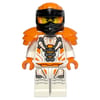 Cole, White Robes, Orange Wraps, Shoulder Armor
