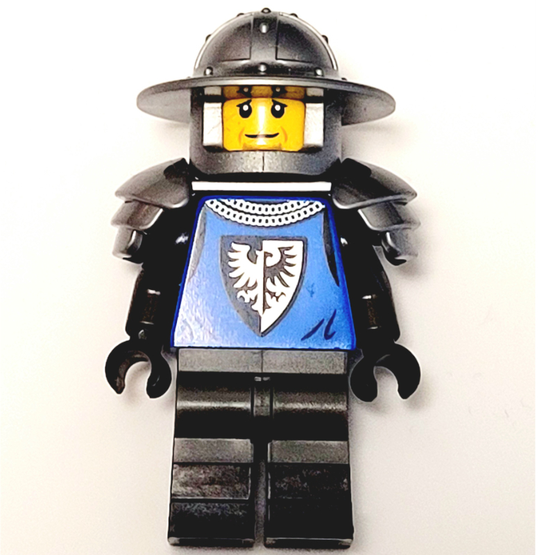 LEGO Mountain Fortress Black Falcon Soldier - Helmet with Broad Brim, Shoulder Armor (fig-015254)