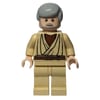 Obi-Wan Kenobi, Old, Tan Robes, Hair, White Pupils, Gray Beard, 3626cpr0638