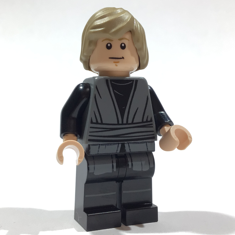 LEGO Luke Skywalker, Dark Bluish Gray Robes, Dark Tan Hair (fig-015305)