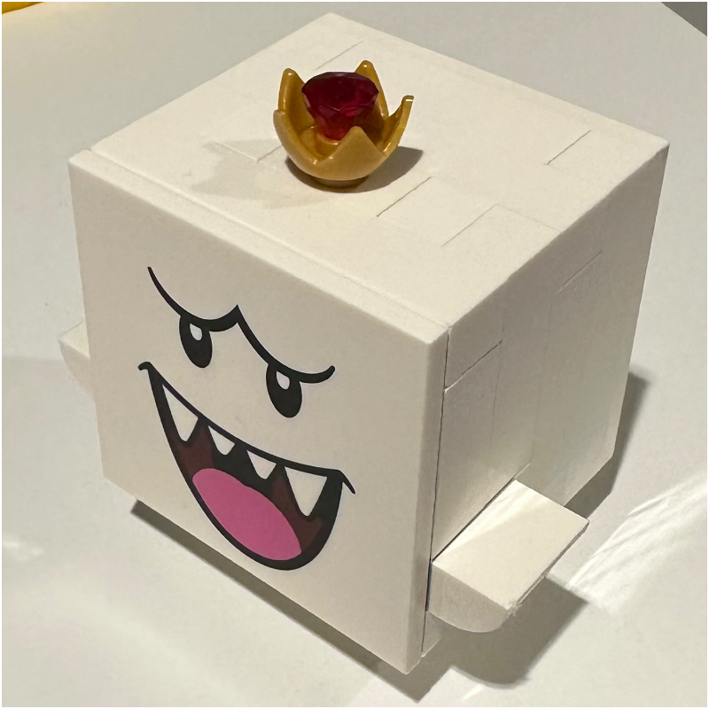 LEGO King Boo - Dark Pink Tongue (fig-015437)
