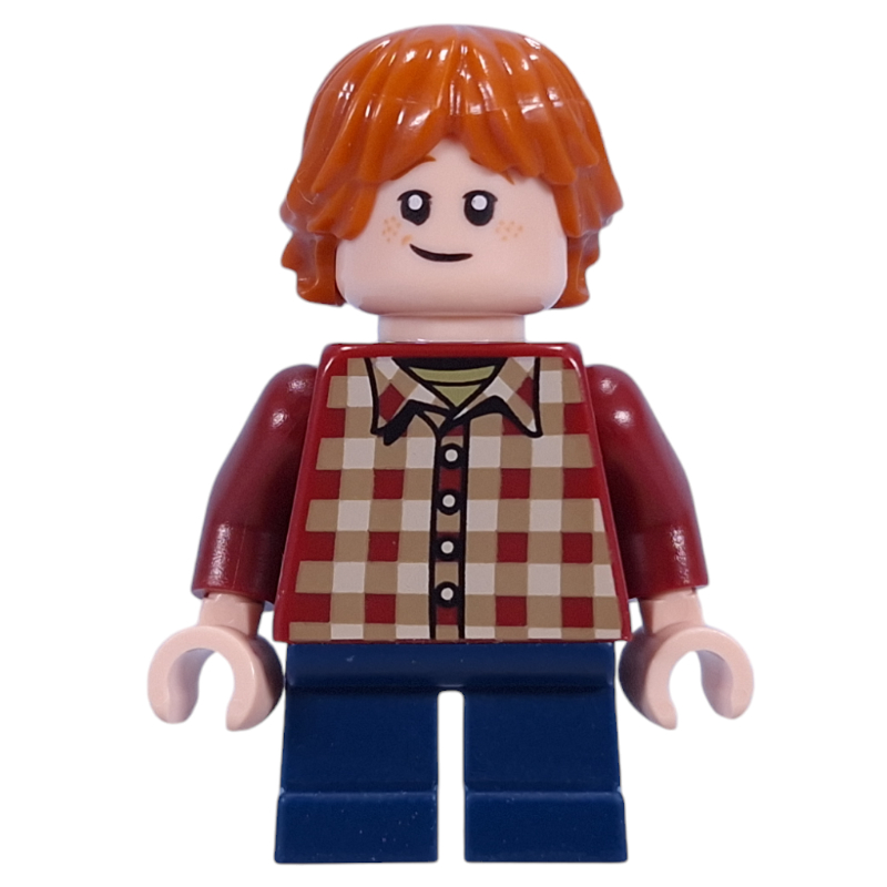 LEGO Ron Weasley, Dark Red Shirt, Dark Blue Short Legs (fig-015482)