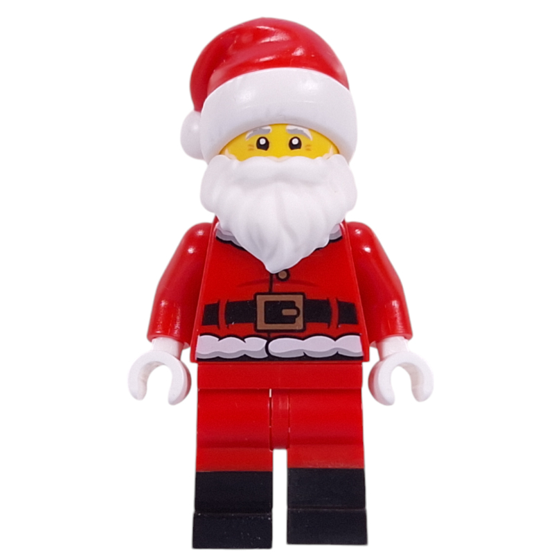 LEGO Santa, Black Boots, 3626cpr3560 Head, 102264 Hat (fig-015529)