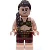 Princess Leia, Slave Outfit, Long Dark Brown Hair
