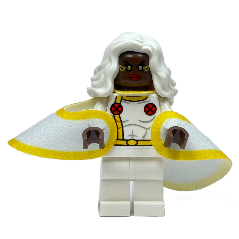 LEGO Storm, White Suit, Umber Brown Head (fig-015604)