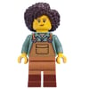Gardener, Sand Blue Torso, Medium Nougat Apron, Dark Brown Hair