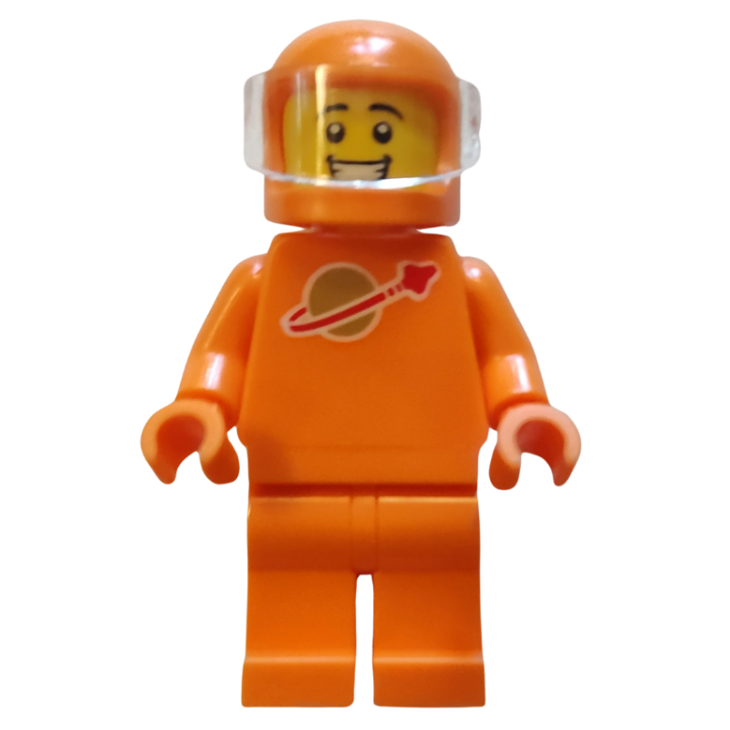 LEGO Classic Space, Orange with 3626cpr1966 Head, Visor (fig-015677)
