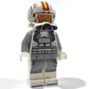 Clone Pilot, Open Helmet with Yellow and Red Markings, White Legs