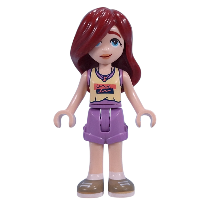 LEGO Paisley - Bright Light Yellow Top, Medium Lavender Skirt (fig-015754)
