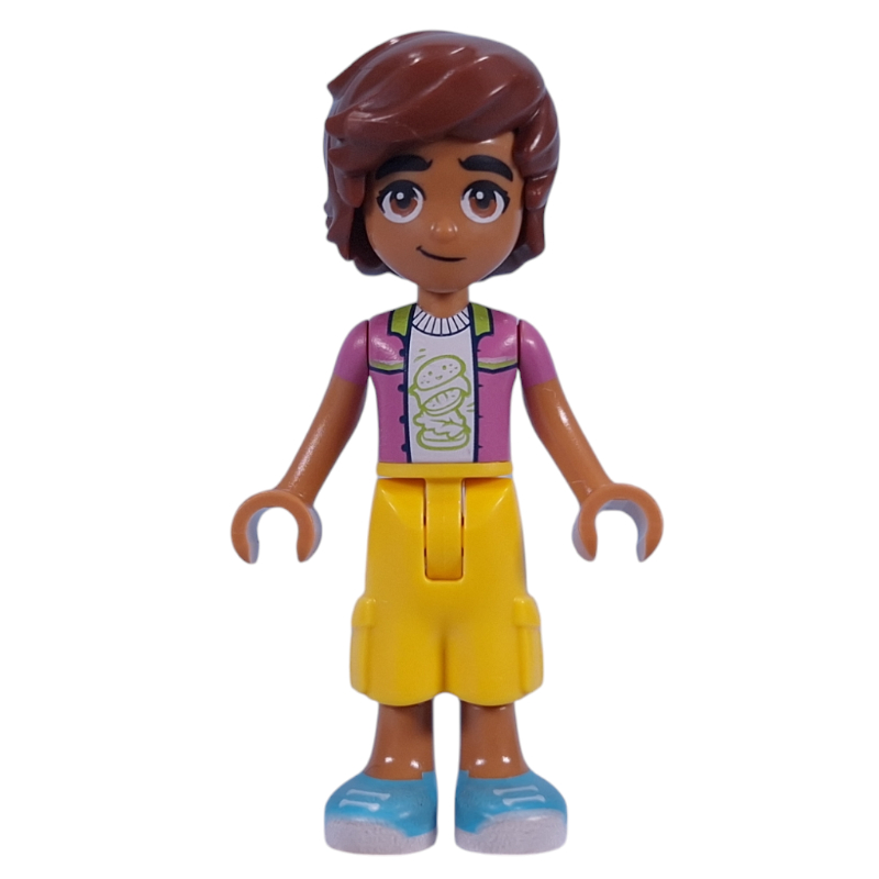 LEGO Leo - Dark Pink Jacket, Yellow Pants (fig-015762)