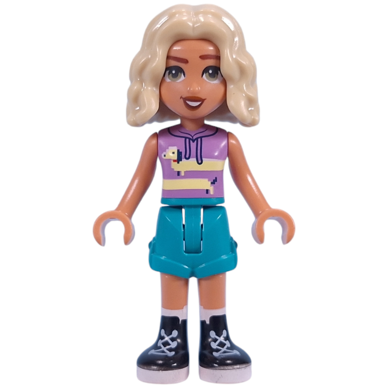 LEGO Nova - Medium Lavender Top, Dark Turquoise Shorts (fig-015763)