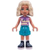 Nova - Medium Lavender Top, Dark Turquoise Shorts