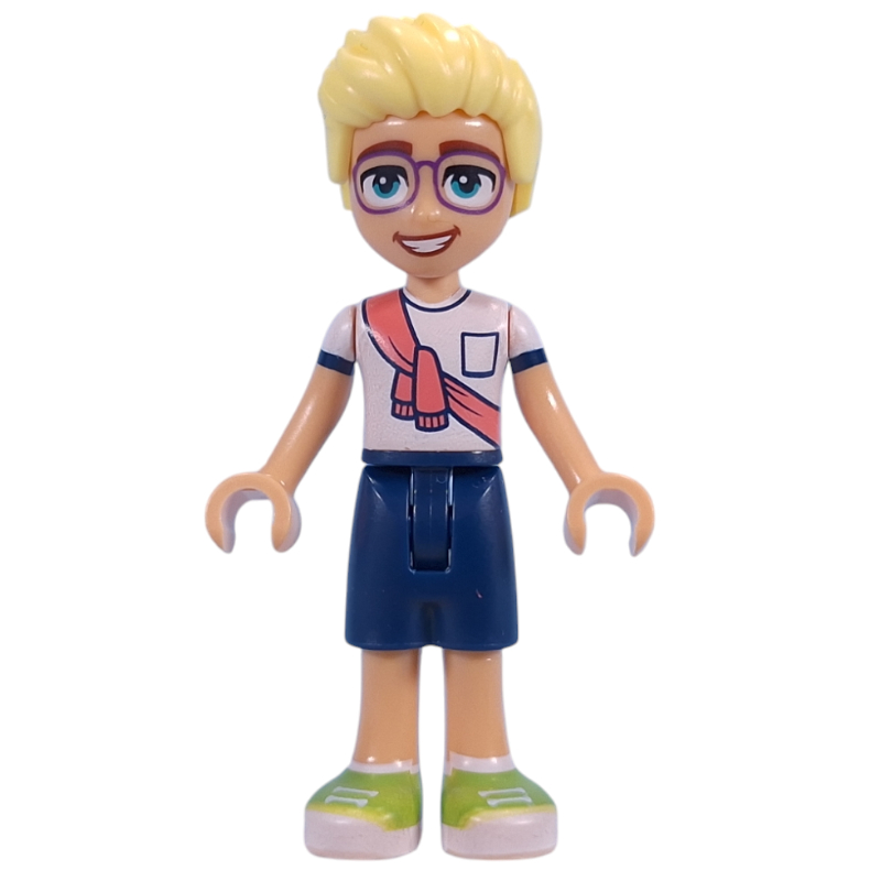LEGO Olly - White Top, Dark Blue Shorts (fig-015766)