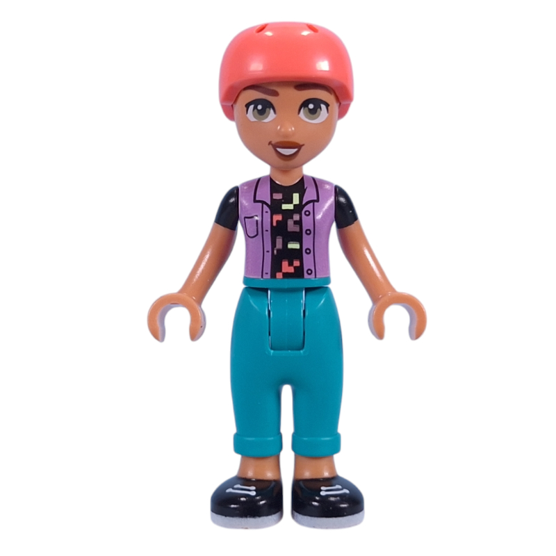 LEGO Nova - Lavender Top, Dark Turquoise Pants, Helmet (fig-015782)