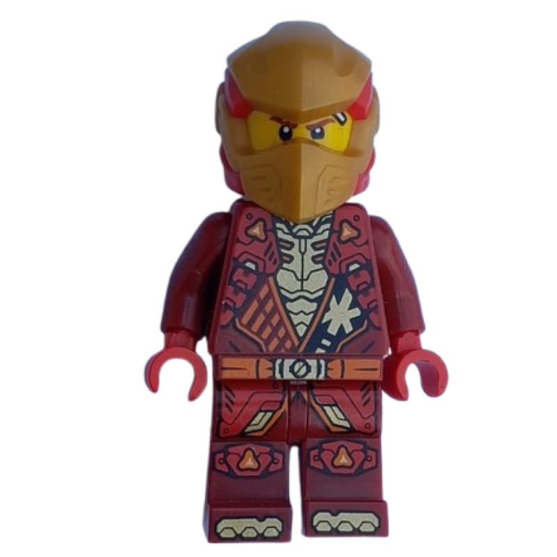 LEGO Kai, Dark Red Suit, Gold Helmet (fig-015829)