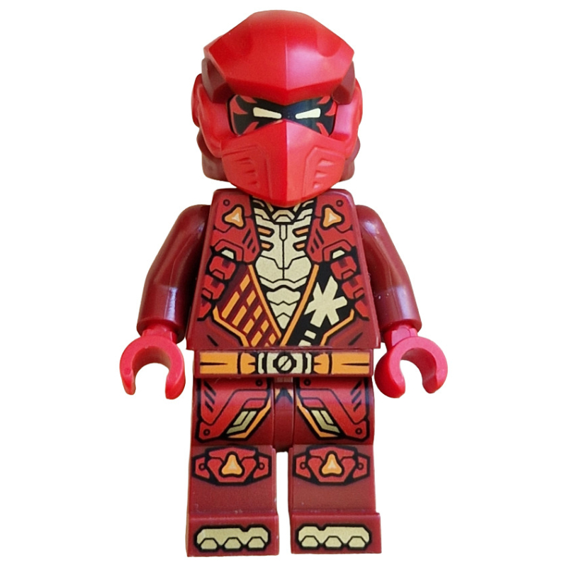LEGO Kai, Dark Red Suit, Red Helmet (fig-015845)