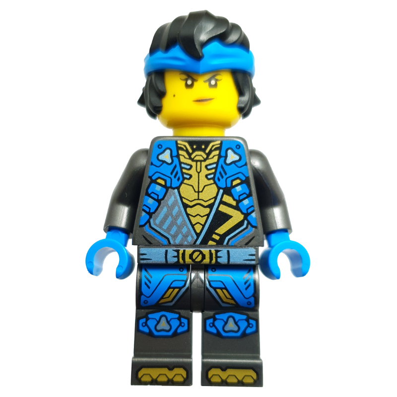 LEGO Nya, Pearl Titanium Outfit, Hair (fig-015849)