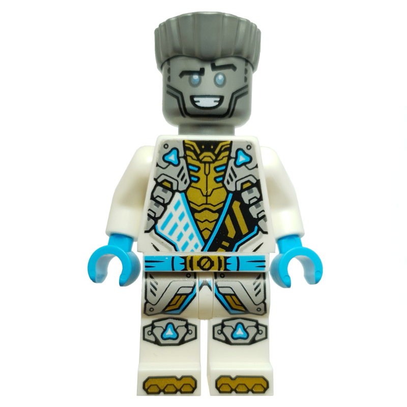LEGO Zane, White Suit, Silver Hair, Smile (fig-015851)