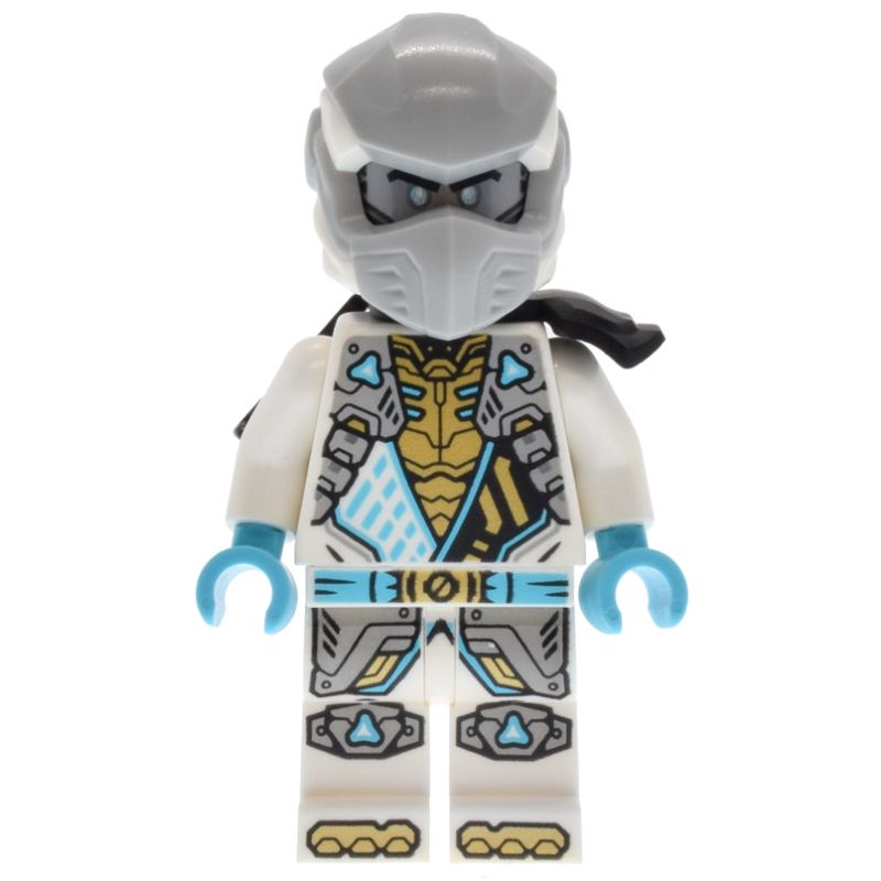LEGO Zane, Silver Helmet, Katana Holder (fig-015858)
