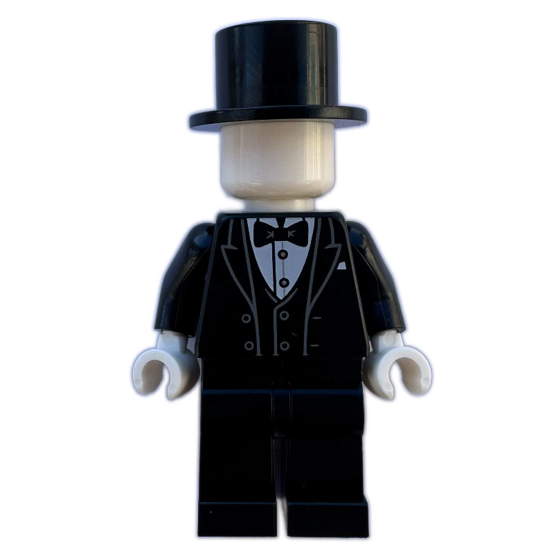 LEGO Mannequin, Black Tuxedo (fig-015863)