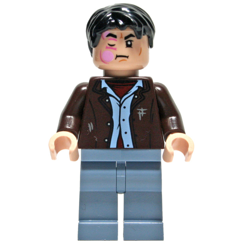 LEGO Harry Potter, Dark Brown Jacket, Sand Blue Legs (fig-015884)