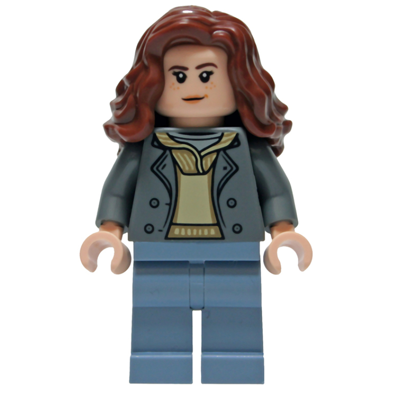 LEGO Hermione Granger, Dark Bluish Gray Jacket, Sand Blue Legs (fig-015887)