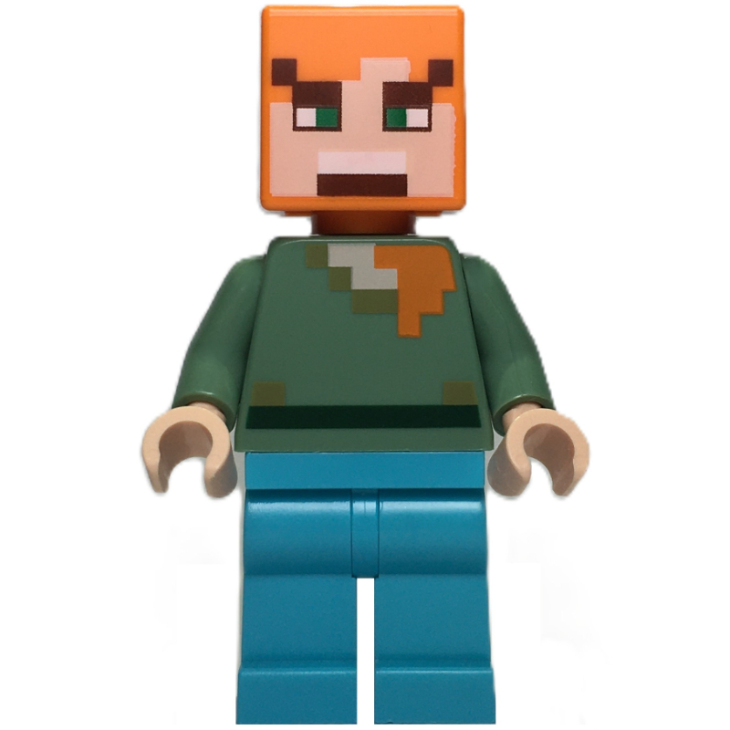 LEGO Alex, Reddish Brown Squares on Face (fig-015906)