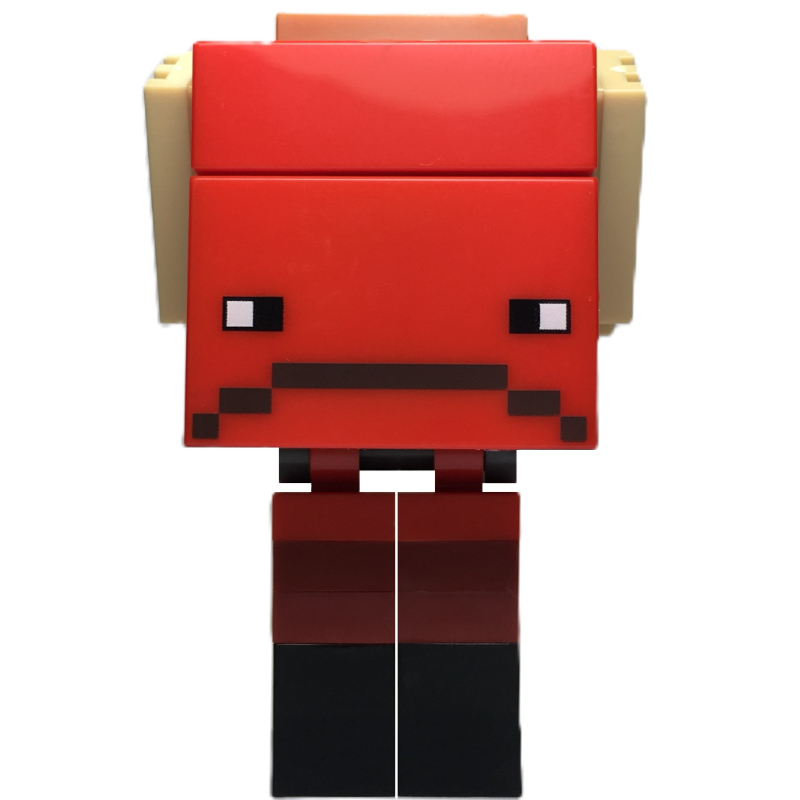 LEGO Strider, Black Jumper Plates, Dark Red 1x3 Plate (fig-015909)
