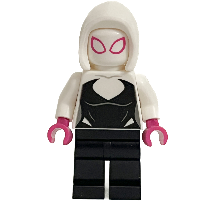 LEGO Ghost-Spider / Spider-Gwen, Open Front Hood, Magenta Hands (fig-015916)