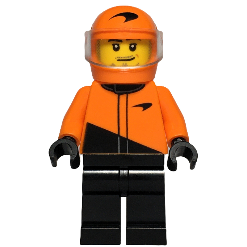 LEGO F1 Driver, McLaren, Orange Suit (fig-015933)