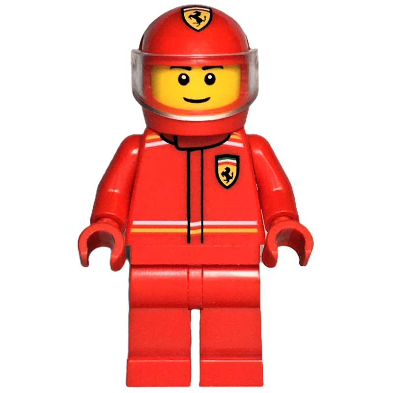 LEGO F1 Driver, Ferrari, Red Suit (fig-015934)
