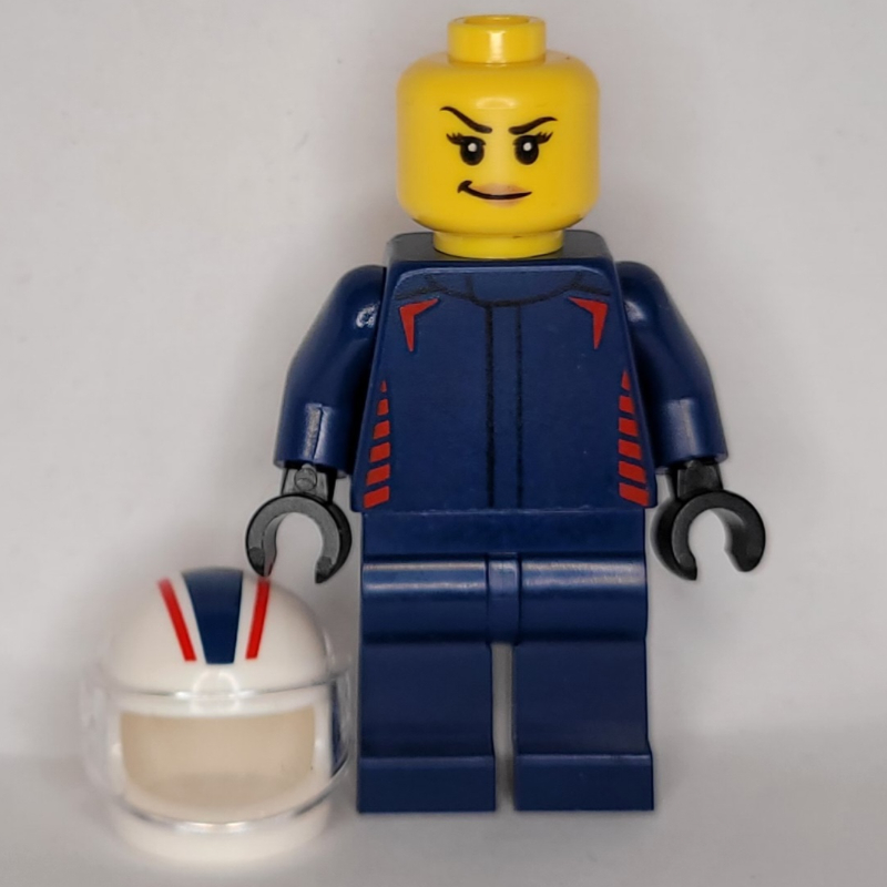 LEGO F1 Driver, Red Bull, Dark Blue Suit (fig-015945)