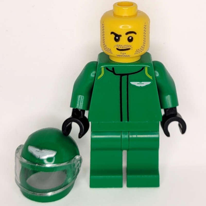 LEGO F1 Driver, Aston Martin, Green Suit (fig-015948)