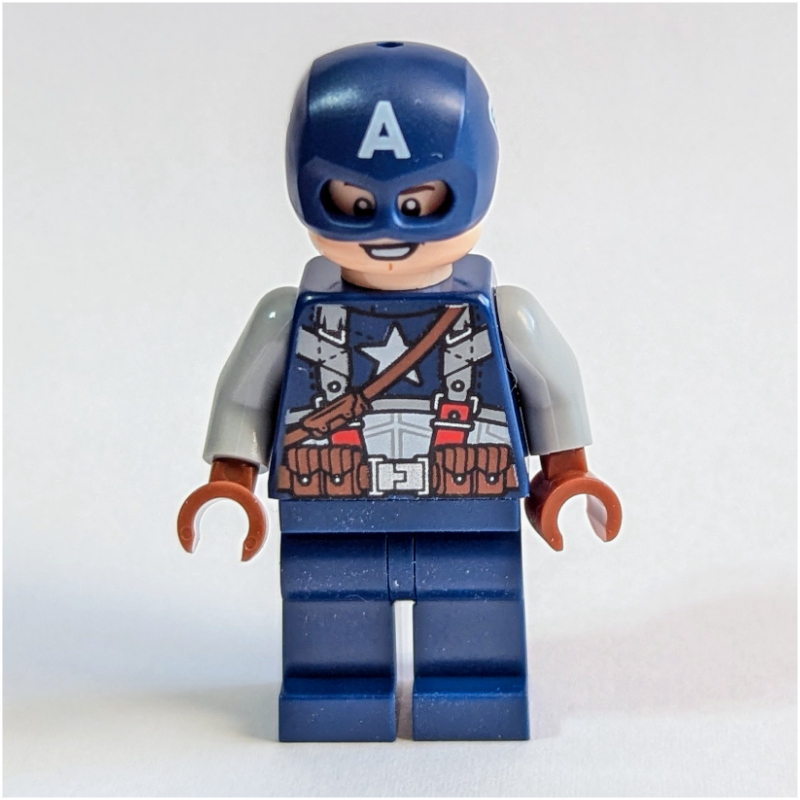 LEGO Captain America, Light Bluish Grey Arms (fig-015966)