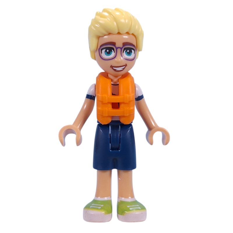 LEGO Olly - White Top, Dark Blue Shorts, Life Jacket (fig-016022)