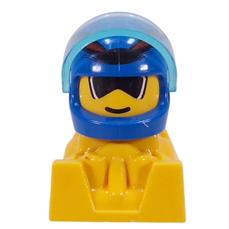 LEGO Off Road Racer - Blue Helmet, Yellow Body (fig-016054)