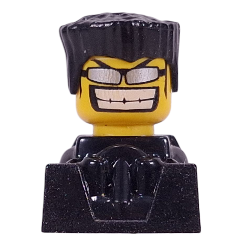 LEGO Blue Racer, Black Hair (fig-016058)