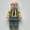 Ernie Prang, Olive Green Sweater, Dark Bluish Gray Legs