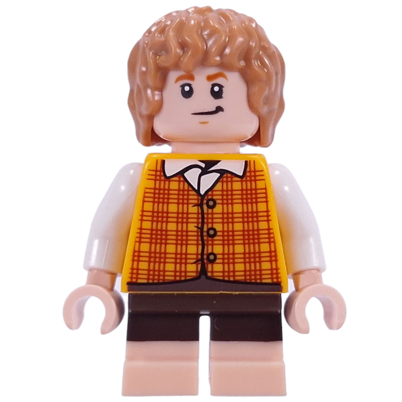 LEGO Meriadoc Brandybuck (Merry), Bright Light Orange Torso (fig-016218)