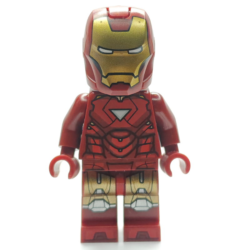 LEGO Iron Man Mark 6 Armor, Trans-Light Blue Head (fig-016230)