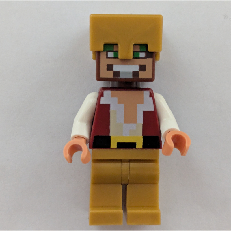 LEGO Minecraft Hero, Gold Helmet (fig-016231)
