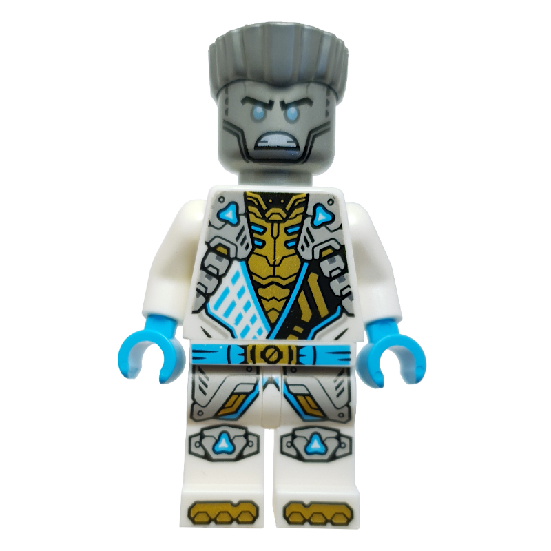 LEGO Zane, White Suit, Silver Hair, Angry (fig-016233)