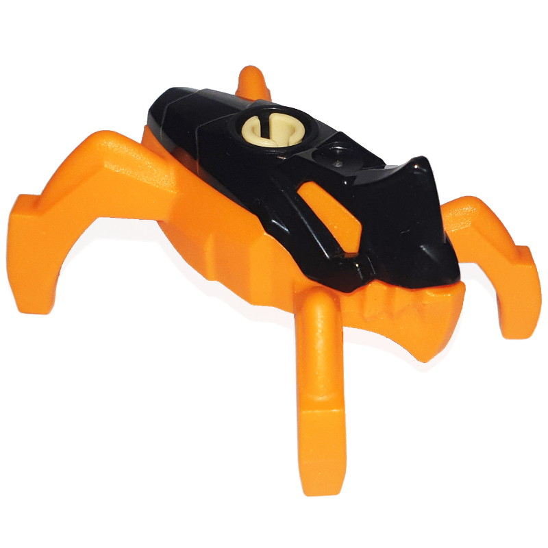 LEGO Hero Factory Jumper, Black Top, Orange Base (fig-016256)