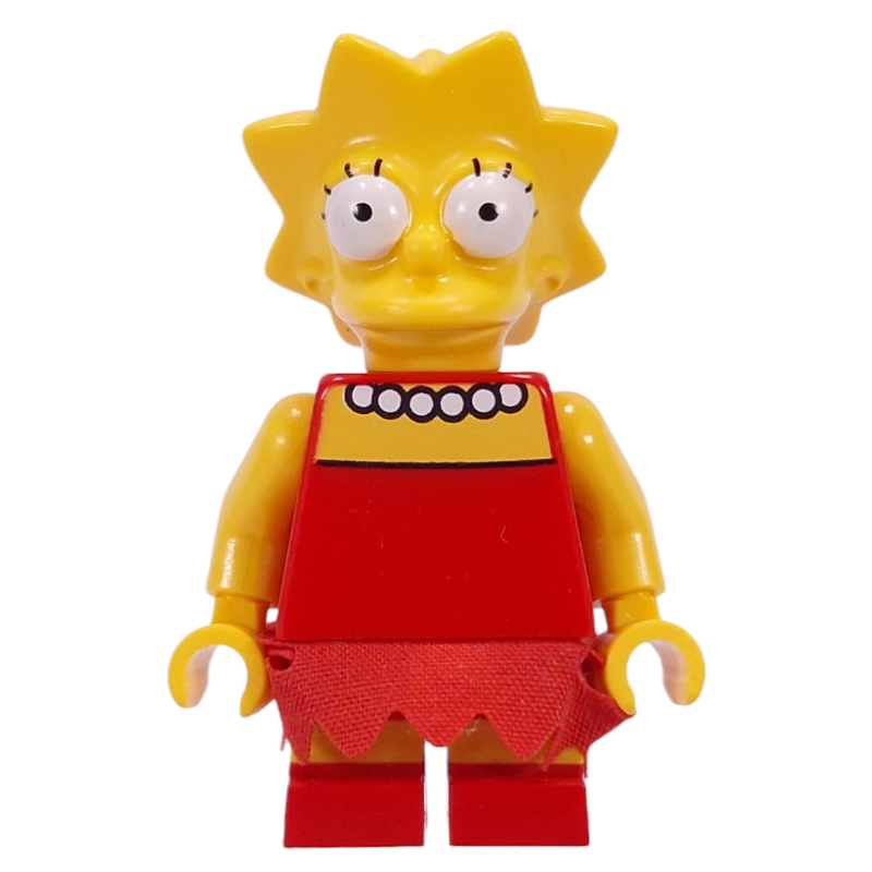 LEGO Lisa Simpsons, Skirt with 2 Center Leg Holes (fig-016268)
