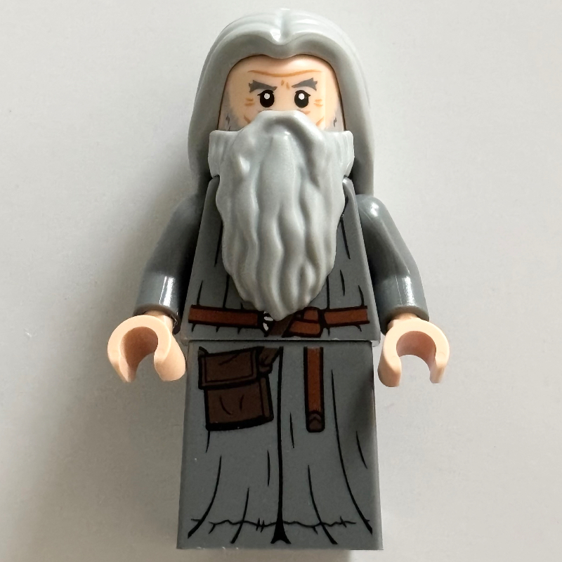 LEGO Gandalf the Grey, Light Bluish Grey Hair (fig-016274)