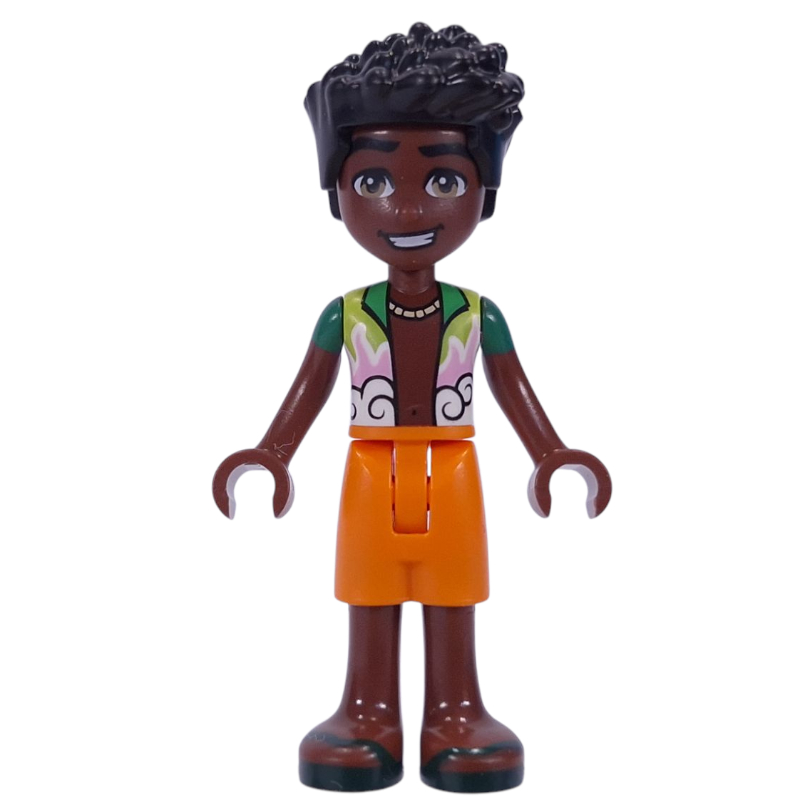 LEGO Zac - White/Green Shirt, Orange Shorts (fig-016299)